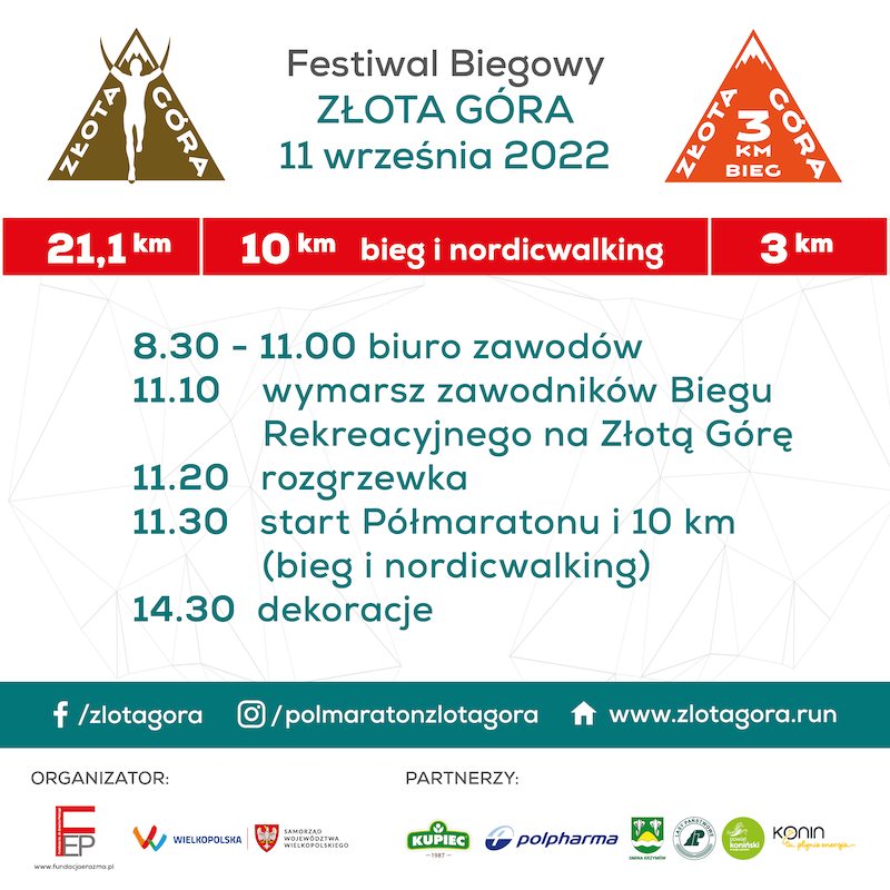 Festiwal biegowy "Złota Góra 2022"