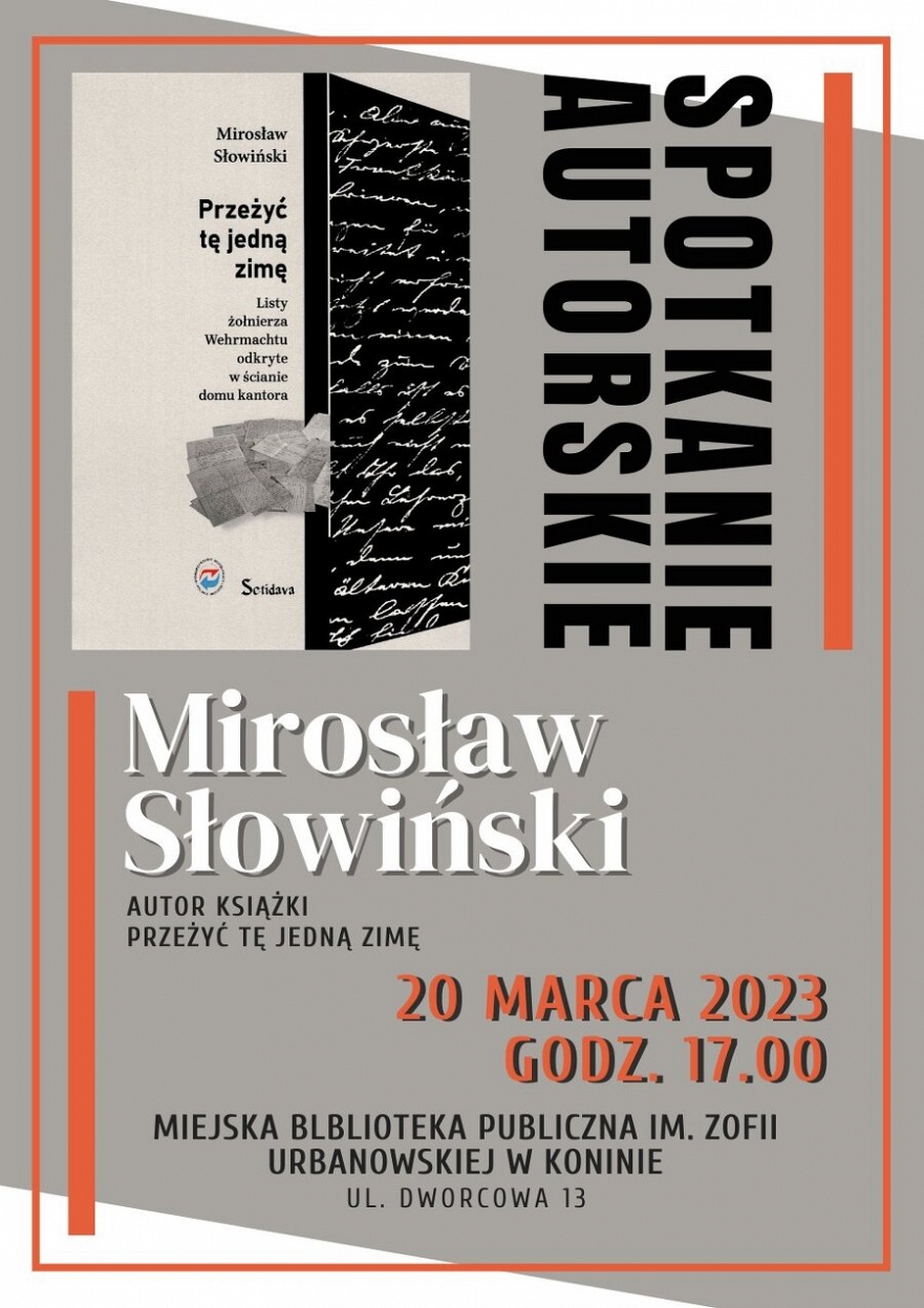 Spotkanie Autorskie- Mirosław Słowiński