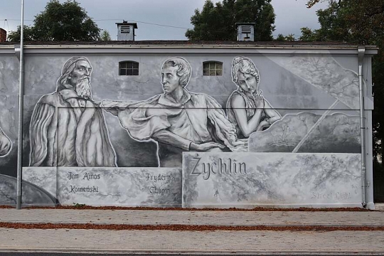 Mural w Żychlinie