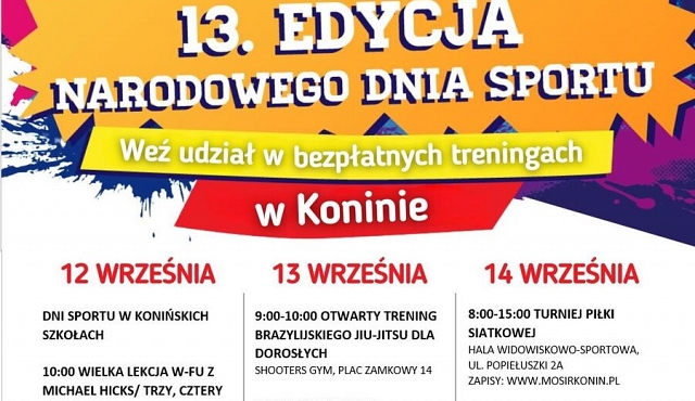 Narodowy Dzień Sportu w Koninie