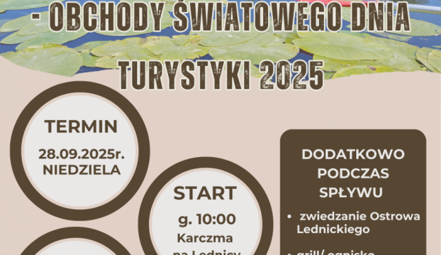 Spływ kajakowy po jeziorze Lednickim