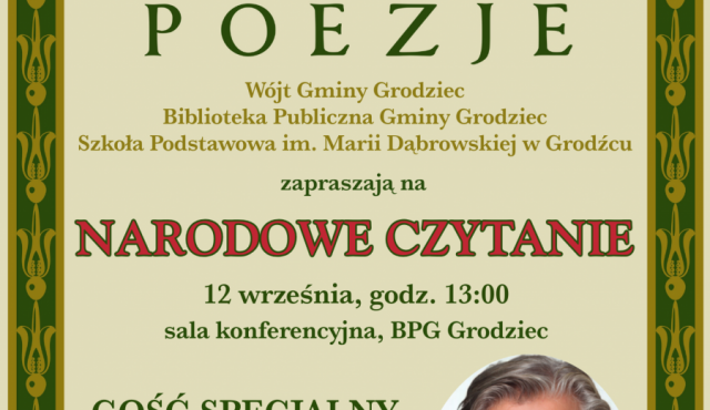 Narodowe Czytanie w Grodźcu