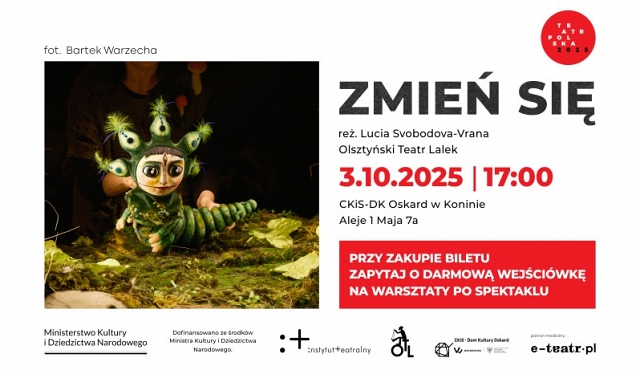 "Zmień się" spektakl Olsztyńskiego Teatru Lalek
