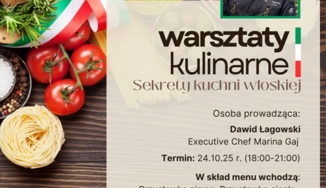 Warsztaty kulinarne w Marina Gaj