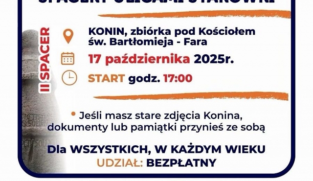 Historyczne spacery Ulicami Starówki