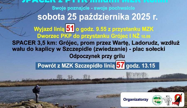 Spacer z PTTK liniami MZK Konin