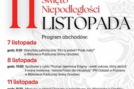 Narodowe Święto Niepodległości w Grodźcu