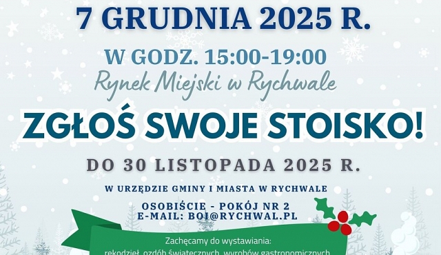 Jarmark Bożonarodzeniowy w Rychwale