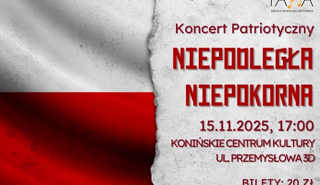 Koncert Patriotyczny w Konińskim Centrum Kultury