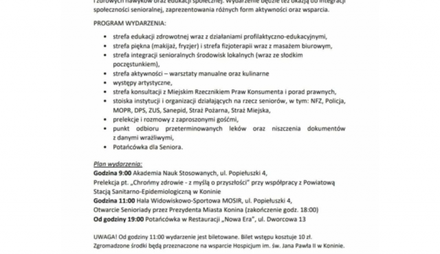 Senioriada Konin 2025