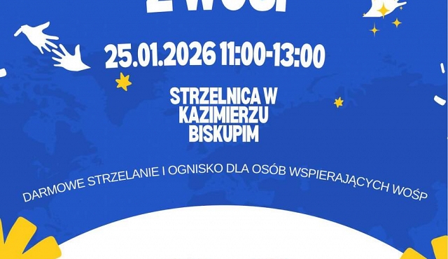 Strzelanie z WOŚP w Kazimierzu Biskupim