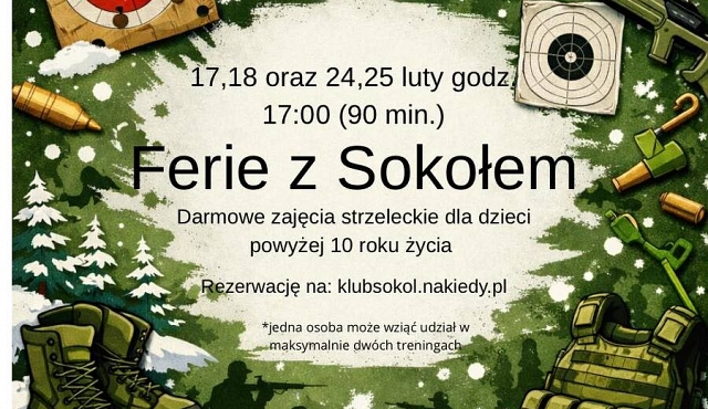 Ferie z Klubem Strzeleckim Sokół