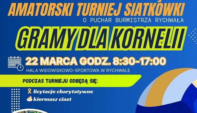 Charytatywny Turniej Siatkówki w Rychwale