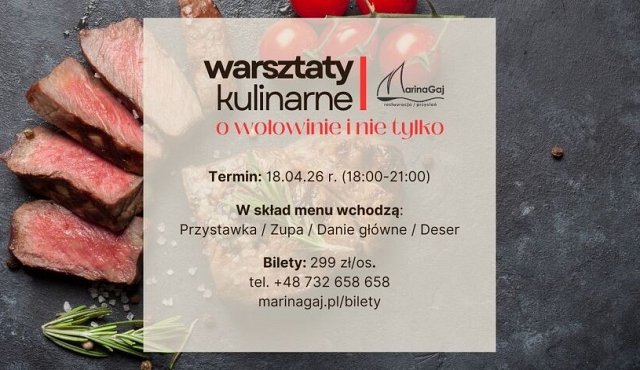 Kulinarne warsztaty w Marina Gaj