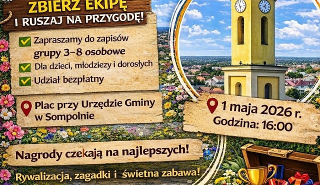 Majówkowa gra terenowa w Sompolnie