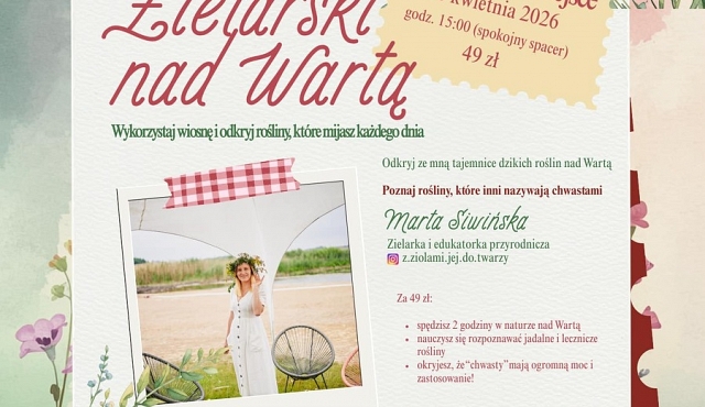 Spacer zielarski nad Wartą