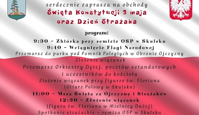 Obchody Święta Konstytucji 3 Maja oraz Dnia Strażaka
