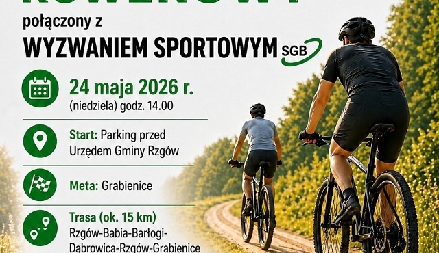 Rajd rowerowy ze startem w Rzgowie