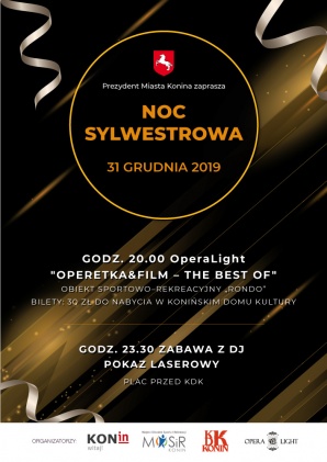 Noc Sylwestrowa w Koninie