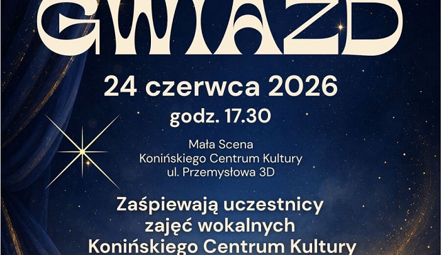 "Aleją gwiazd" koncert w Konińskim Centrum Kultury