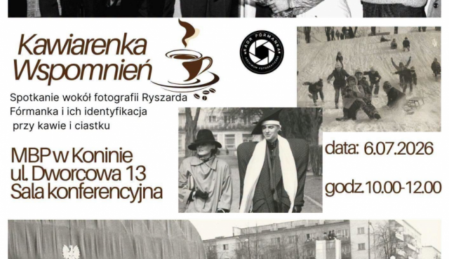 Kawiarenka wspomnień w MBP w Koninie