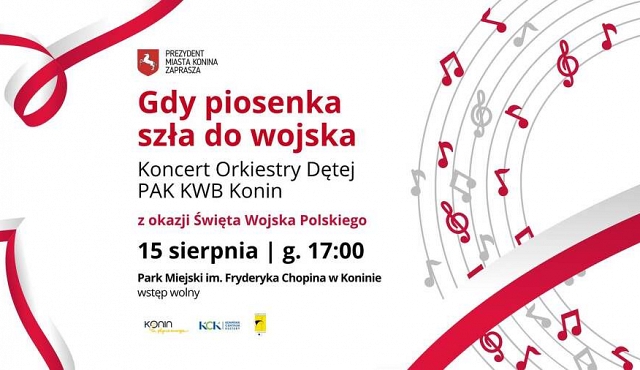 Koncert w Parku Chopina z okazji Święta Wojska Polskiego