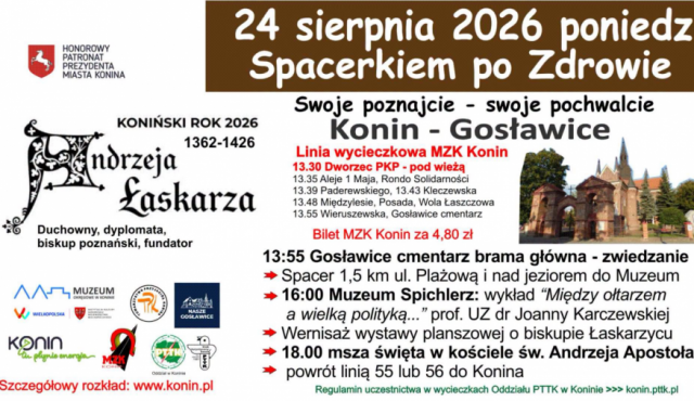 Spacerkiem po Zdrowie: Konin - Gosławice