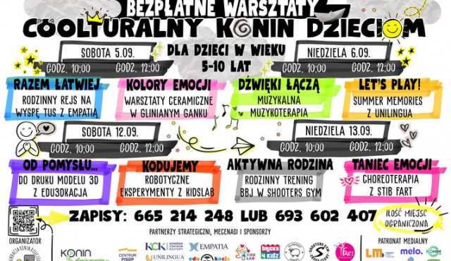 Bezpłatne warsztaty dla dzieci