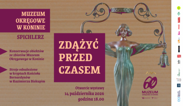 Otwarcie wystawy "Zdążyć przed czasem" w Muzeum Okręgowym w Koninie