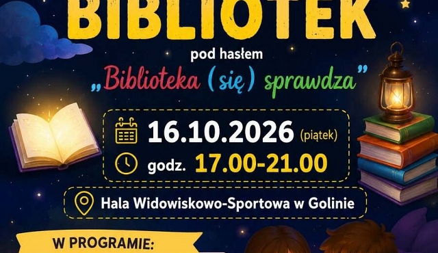 Noc Bilbiotek w Golinie