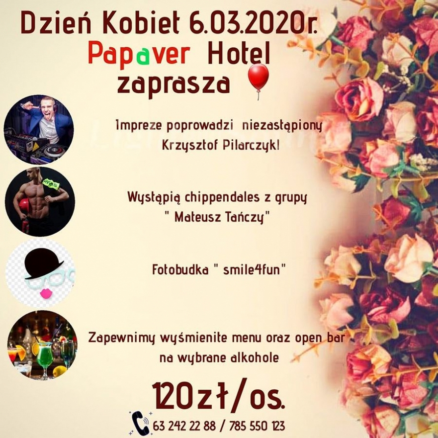 Dzień Kobiet w Hotelu Papaver