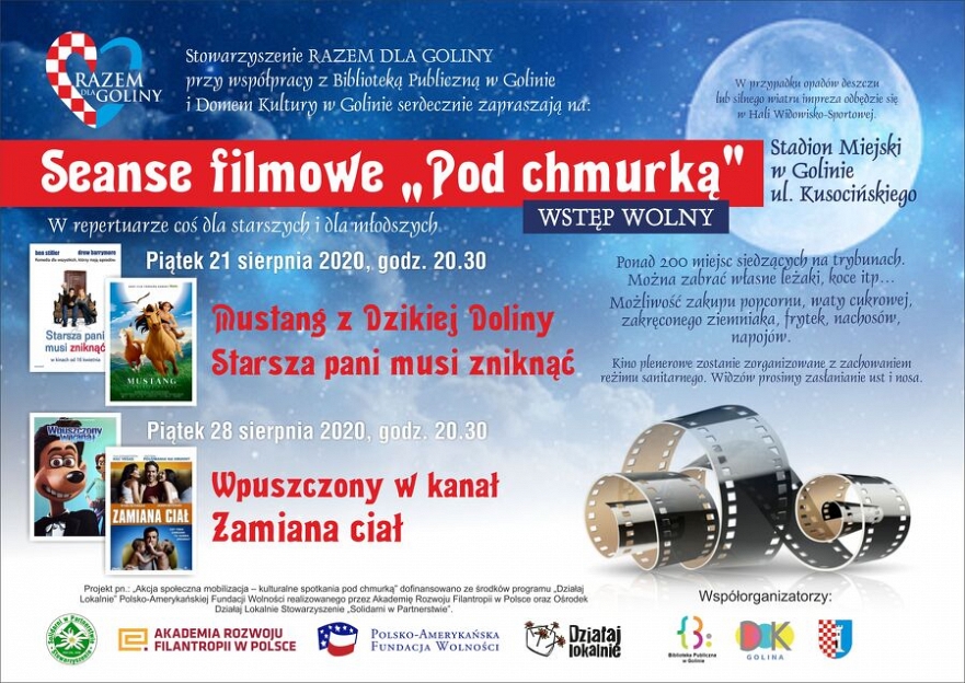 Seanse filmowe "Pod chmurką"