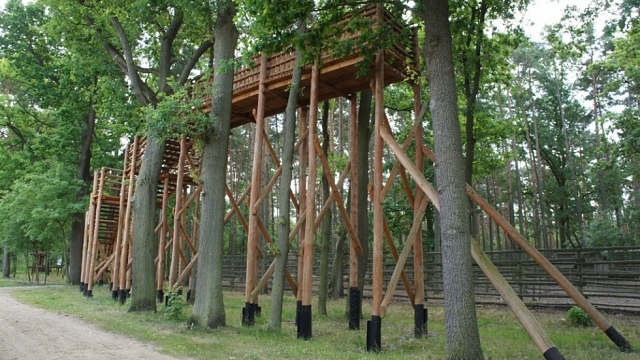 Waldbildungszentrum in der Försterei Grodziec