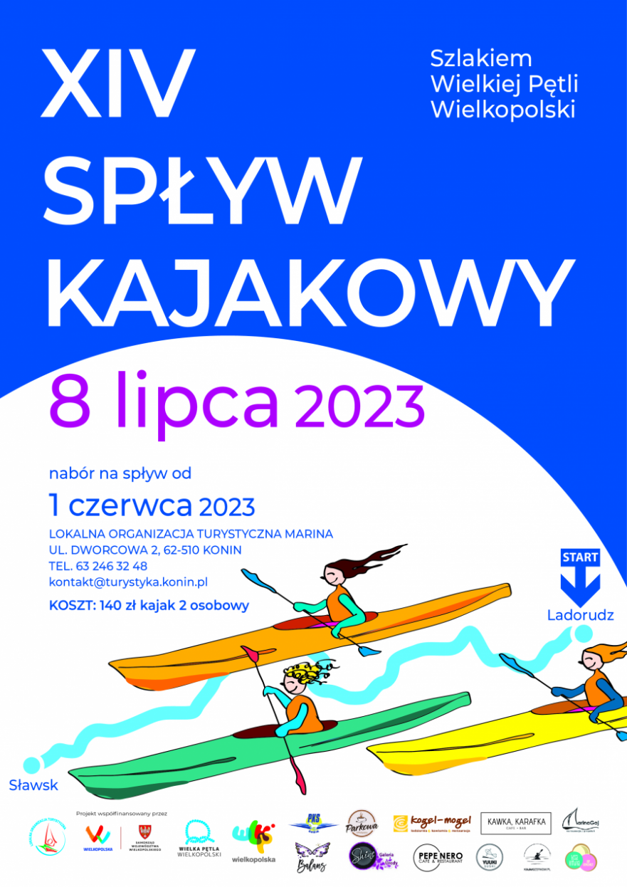 XIV Spływ kajakowy szlakiem "Wielkiej Pętli Wielkopolski"
