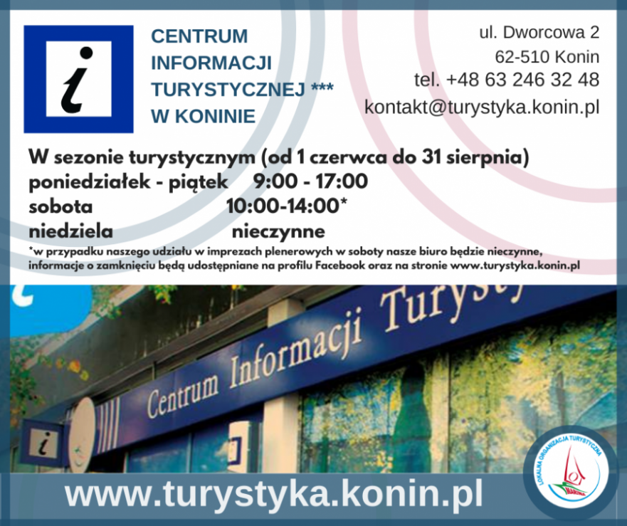 Godziny pracy w sezonie turystycznym