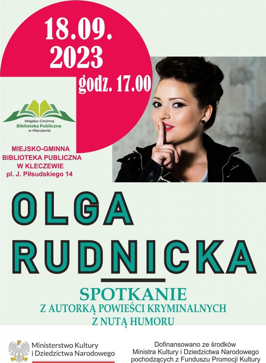 Spotkanie z autorką powieści kryminalnych