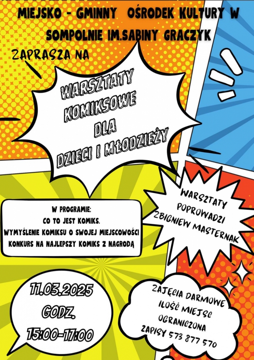 Warsztaty komiksowe dla dzieci