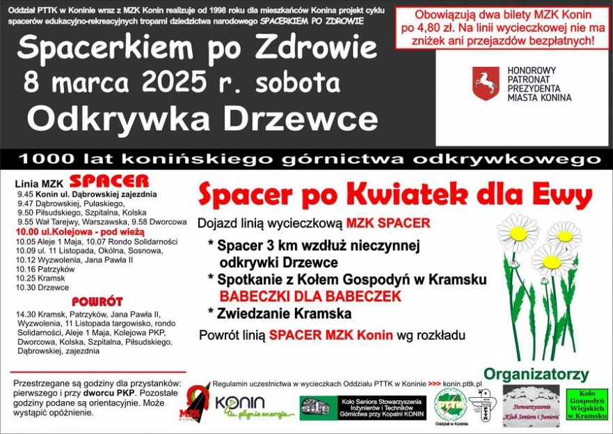 Spacerkiem po zdrowie- Odkrywka Drzewce