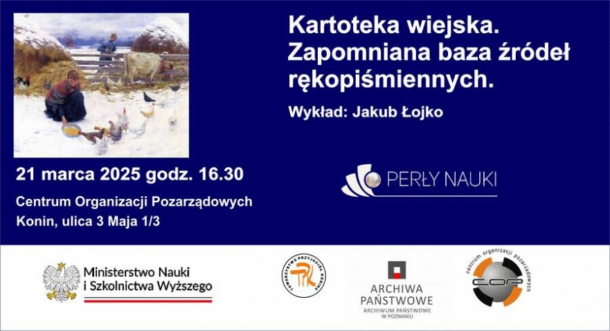 Wykład "Kartoteka wiejska..."