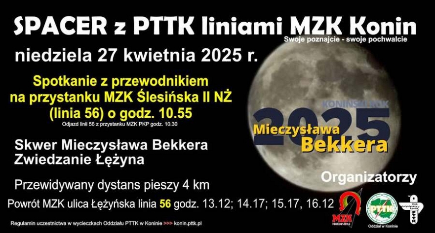 Spacer z PTTK liniami MZK Konin