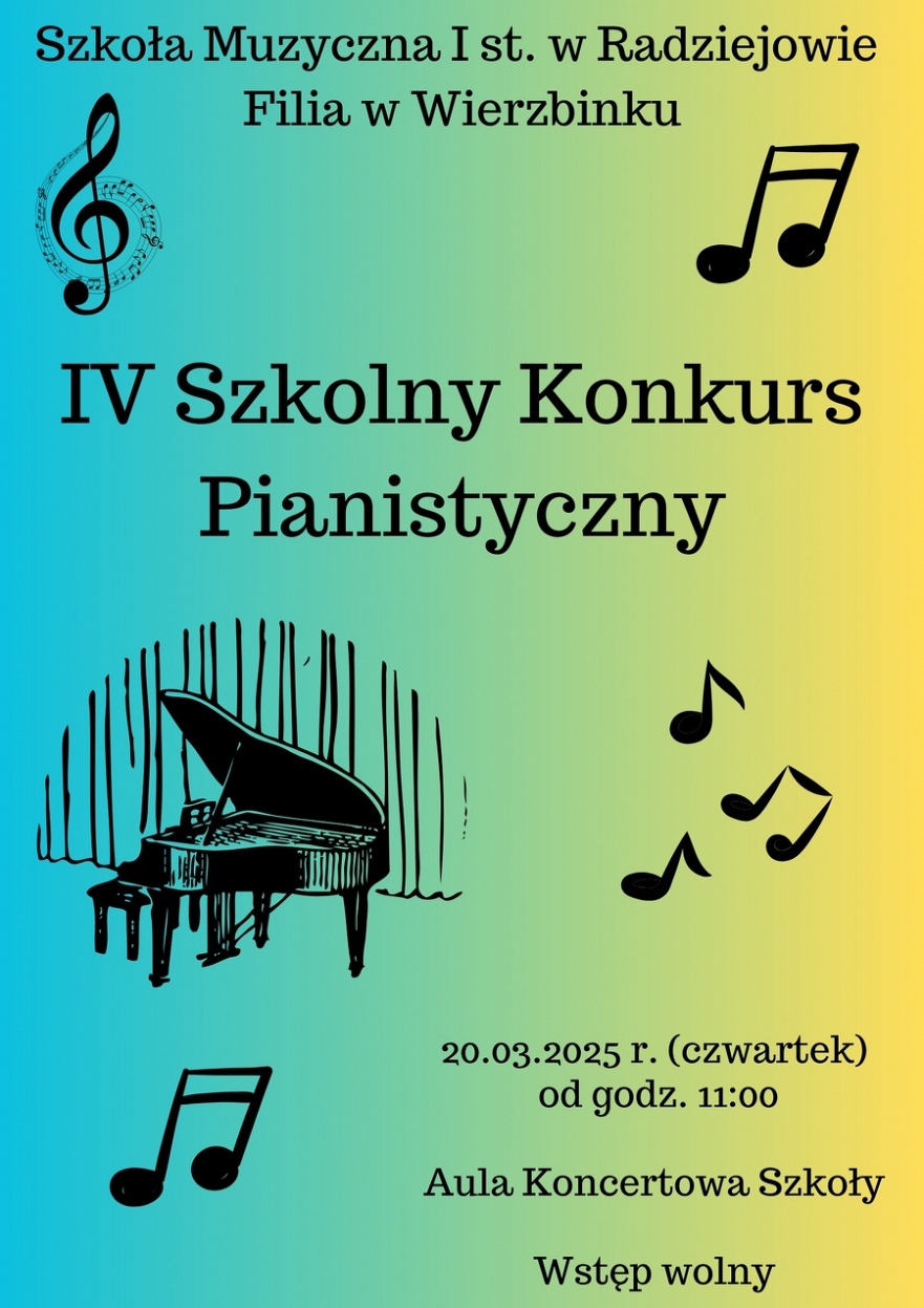 IV Szkolny Konkurs Pianistyczny