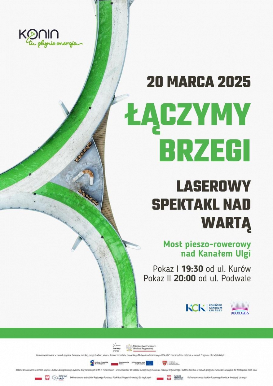 Laserowy spektakl nad Wartą