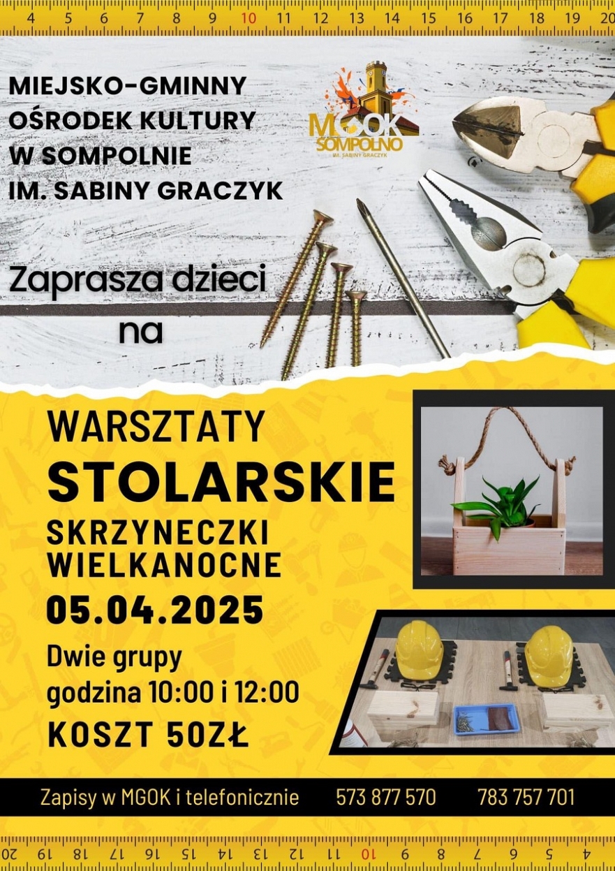 Warsztaty stolarskie w Sompolnie