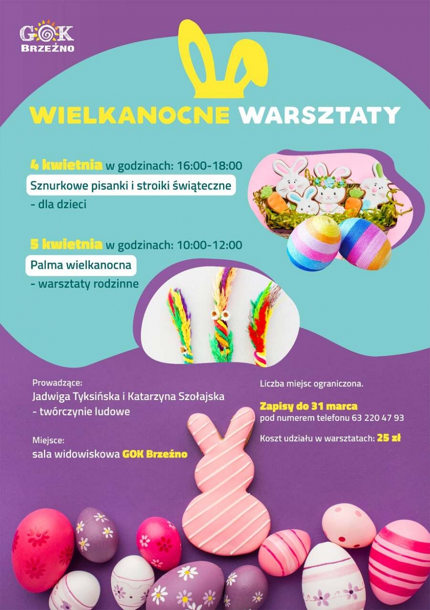 Wielkanocne warsztaty w Brzeźnie