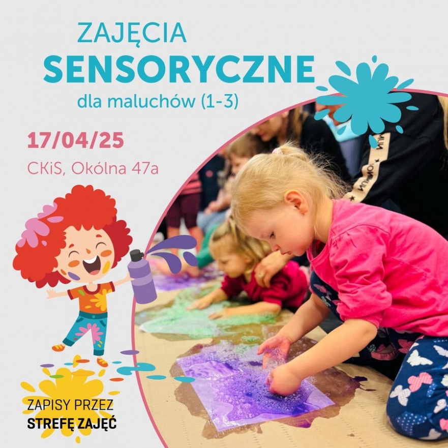 Zajęcia Sensoryczne dla Maluchów 1-3 lat