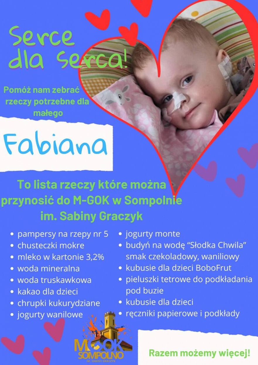 Zbiórka dla chorego chłopca