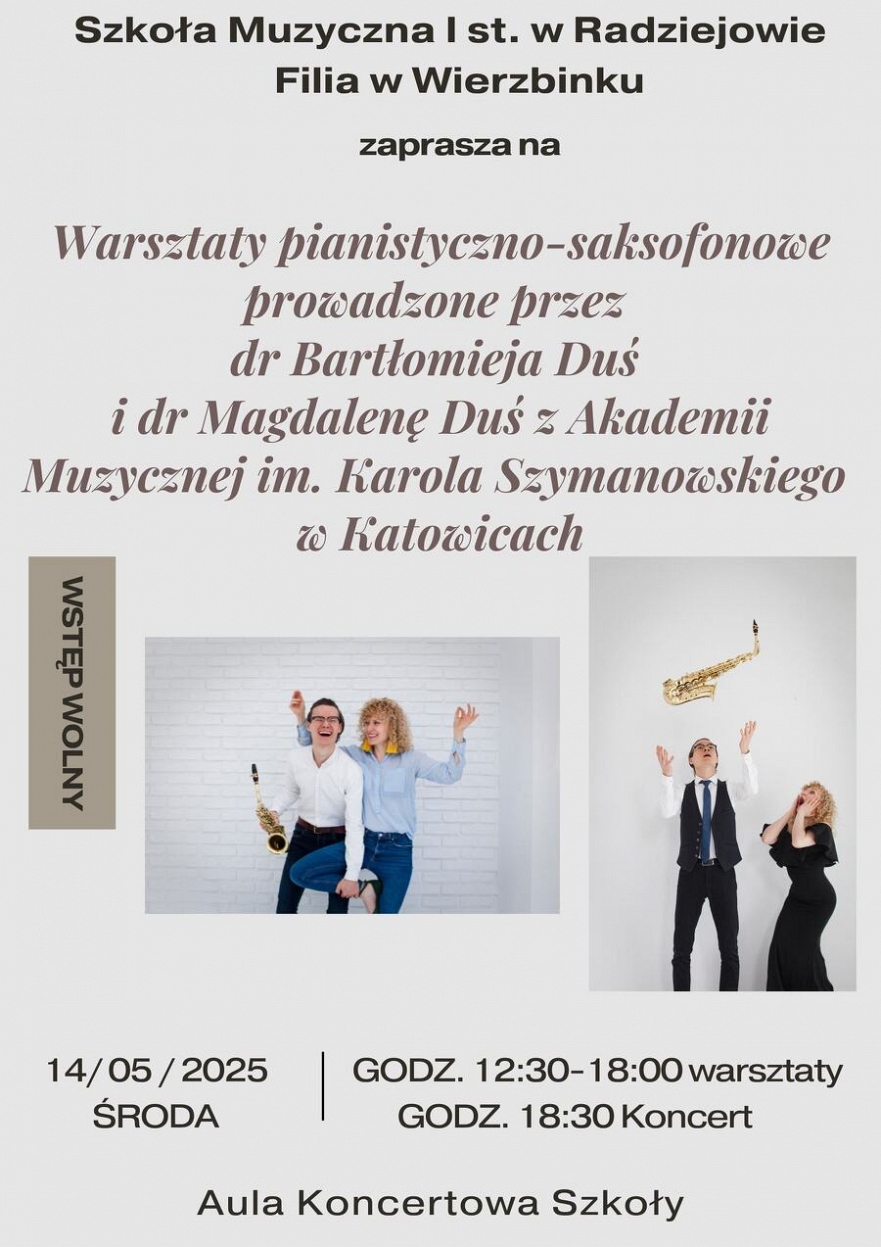 Koncert w Szkole Muzycznej w Wierzbinku