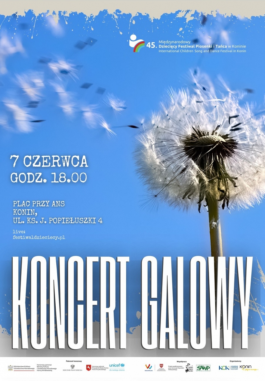 45. Międzynarodowy Dziecięcy Festiwal Piosenki i Tańca w Koninie