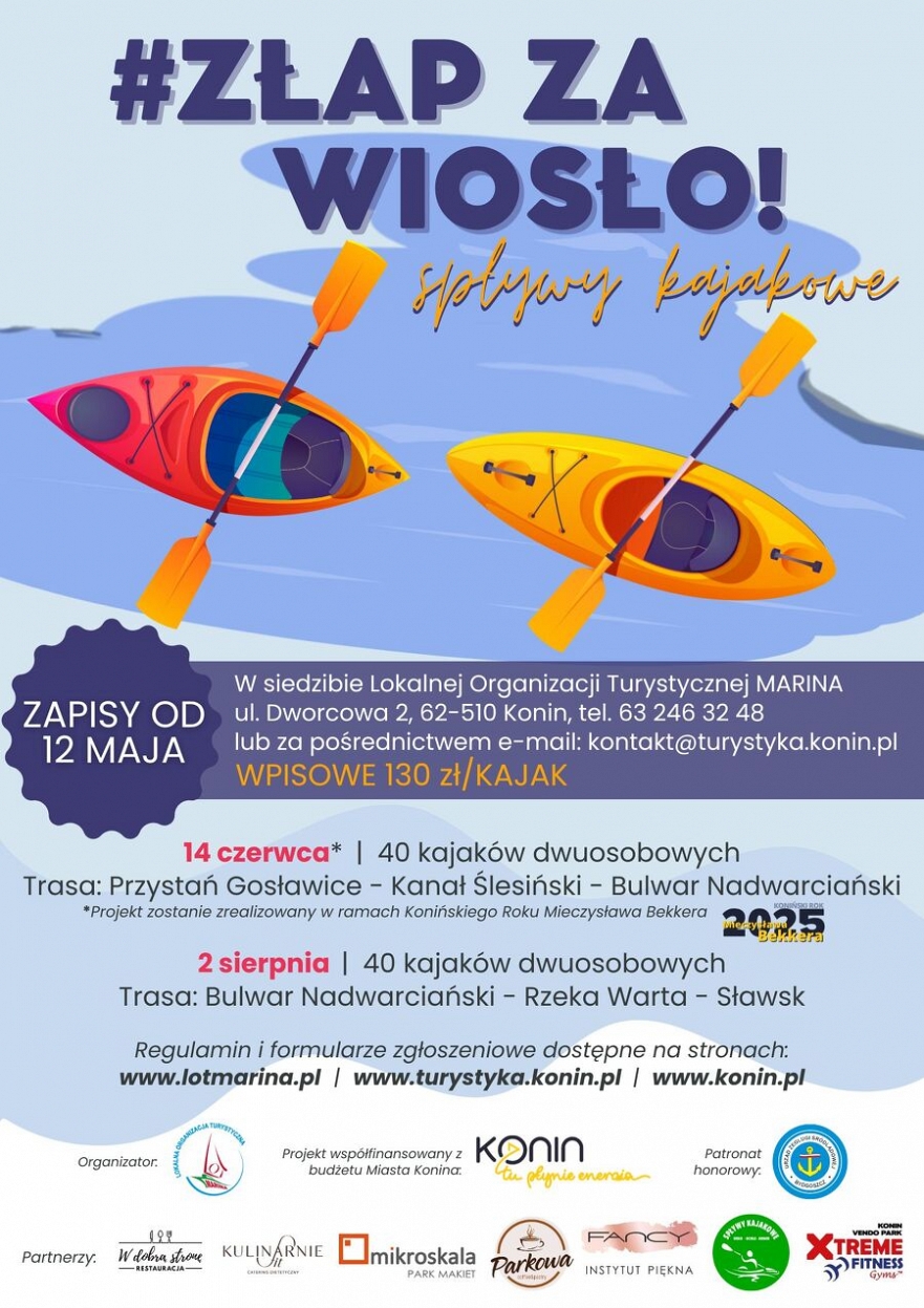 Spływy kajakowe Złap za wiosło 2025!