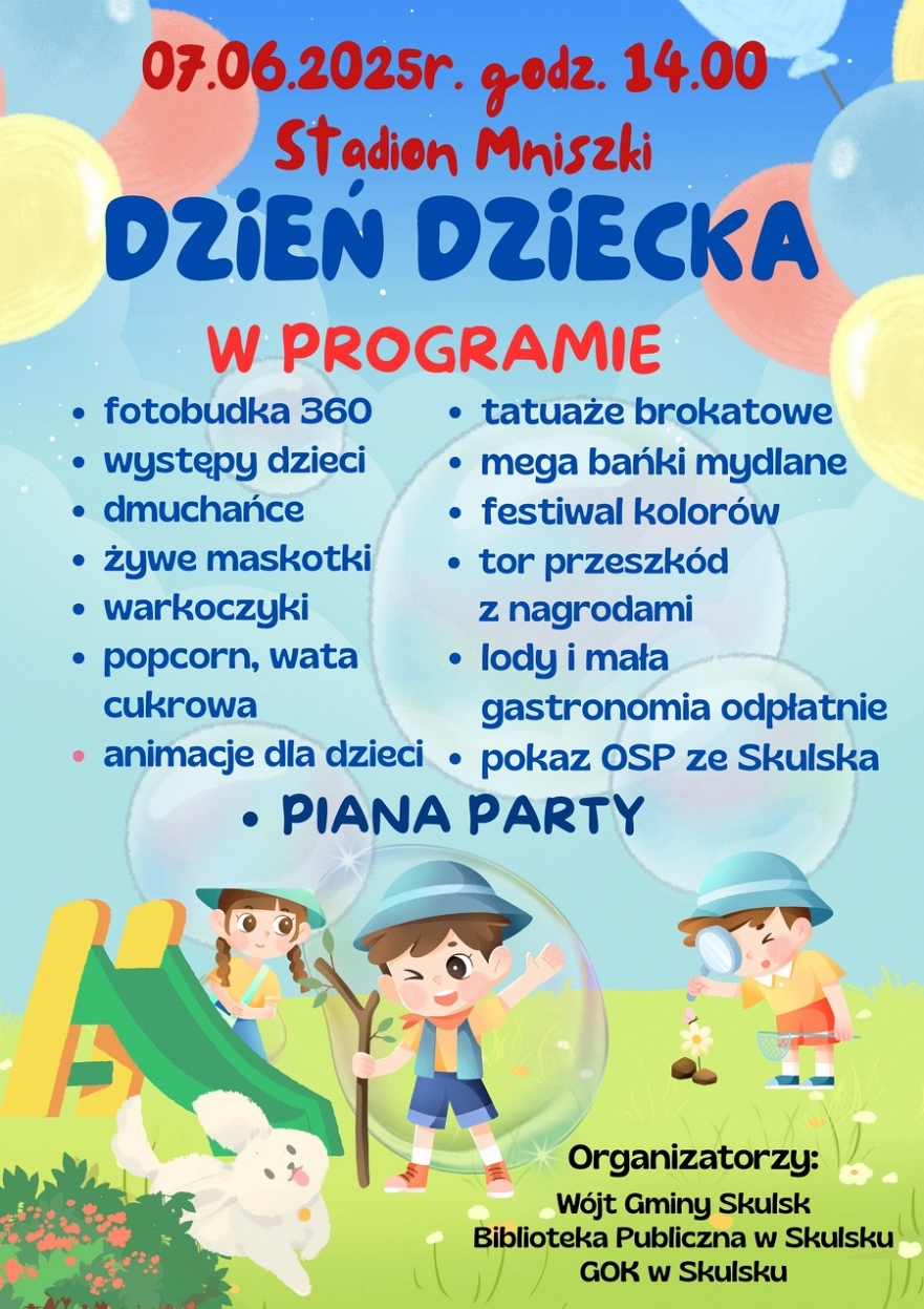 Dzień Dziecka w Gminie Skulsk